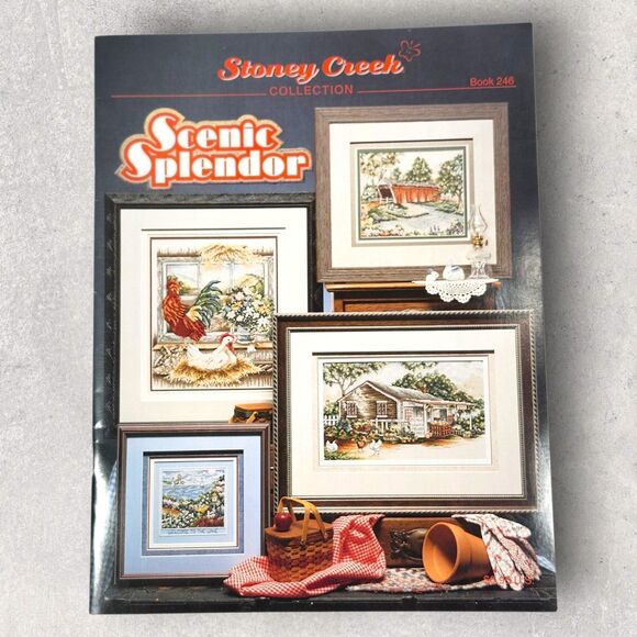 Lot 3 Farm Cottagecore Cross Stitch Books Leisure Arts, Dimensions, Stoney Creek - Picture 2 of 8